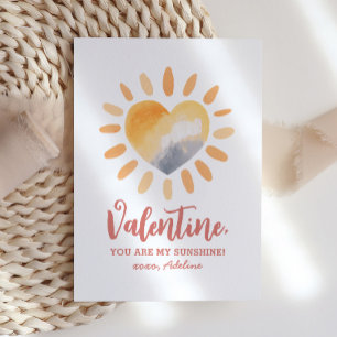 Sunshine Kids Valentines day Anteckningskort