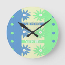 Sunshine Knick Knat Rund Klocka