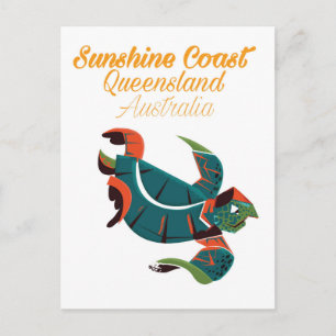 Sunshine Kusten Queensland Australien Travel-affis Vykort