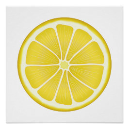 Sunshine Lemon Wall Art Perfect Poster