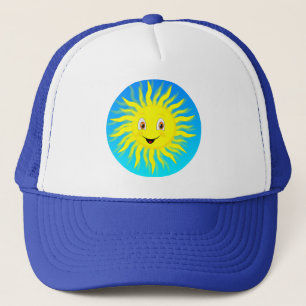 Sunshine Lycklig Ansikte Keps