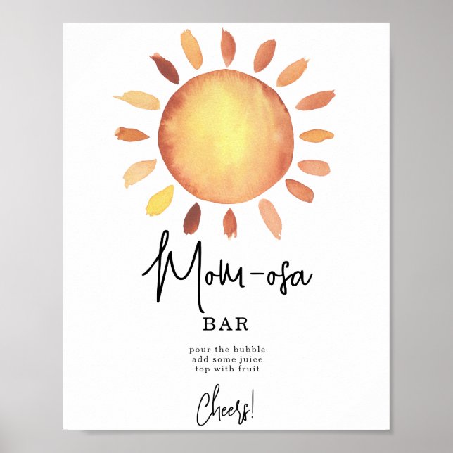 Sunshine mamma-osa pub poster (Framsidan)
