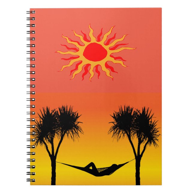 Sunshine Notebook Anteckningsbok (Framsidan)