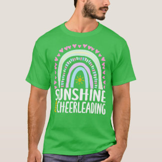 Sunshine och Cheerlead Cute Rainbow Gift for Wo T Shirt