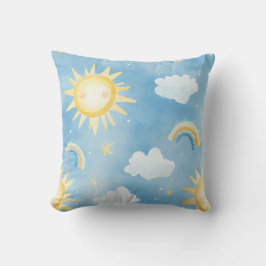 Sunshine och Cloud Dream Dekorativ kudde