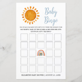 Sunshine och Rainbow Baby Bingo