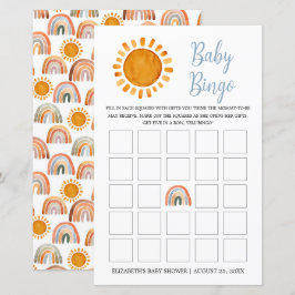 Sunshine och Rainbow Baby Bingo
