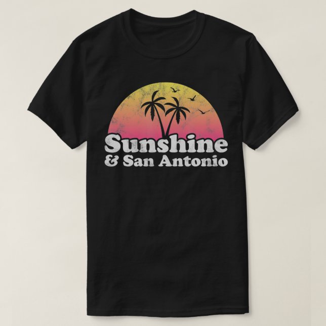 Sunshine och San Antonio Teas  T Shirt (Design framsida)