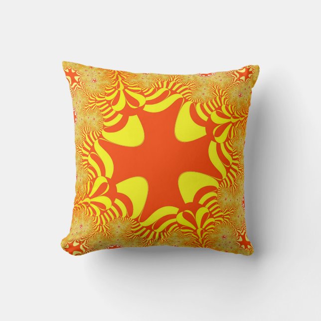 Sunshine Orange Kor Kudde (Framsida)