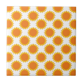 Sunshine Pattern Kakelplatta