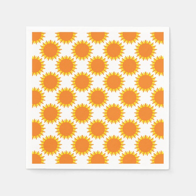 Sunshine Pattern  Pappersservett (Framsidan)