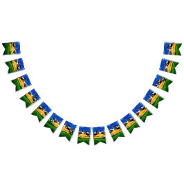 SUNSHINE POLKA DOT bunting banner Vimplar