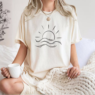 Sunshine Positive Vibes Summer T Shirt