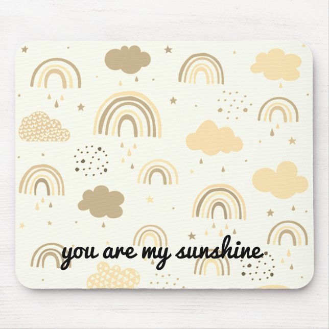 Sunshine Rainbow Mouse Pad Musmatta (Framsidan)
