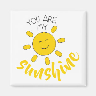 Sunshine Roligt Sunshine Baby Du är min solskina Magnet