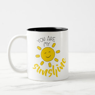 Sunshine Roligt Sunshine Baby Du är min solskina Två-Tonad Mugg