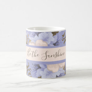 Sunshine Romantic Violet & Sage Botanical Blommigt Kaffemugg