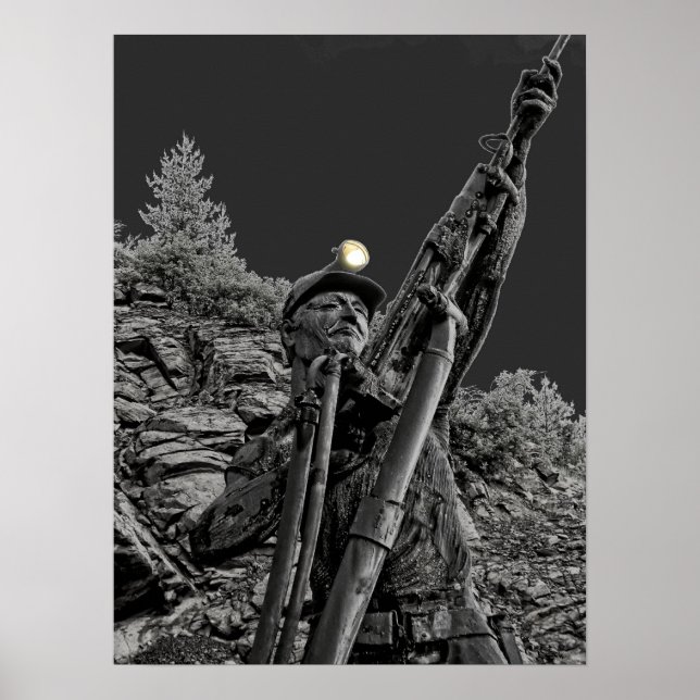 Sunshine Silver Mine Memorial - Kellogg Idaho Poster (Framsidan)