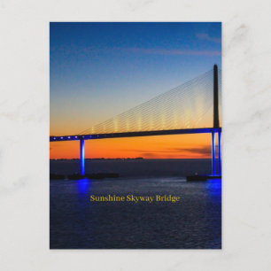 Sunshine Skyway Bridge, Florida Vykort