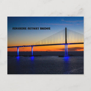 Sunshine Skyway Bridge, Florida Vykort
