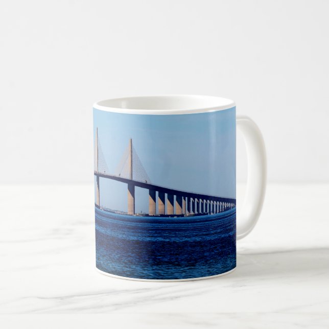 Sunshine Skyway Bridge Kaffemugg (Framsida höger)