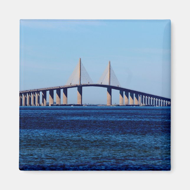Sunshine Skyway Bridge Magnet (Framsidan)