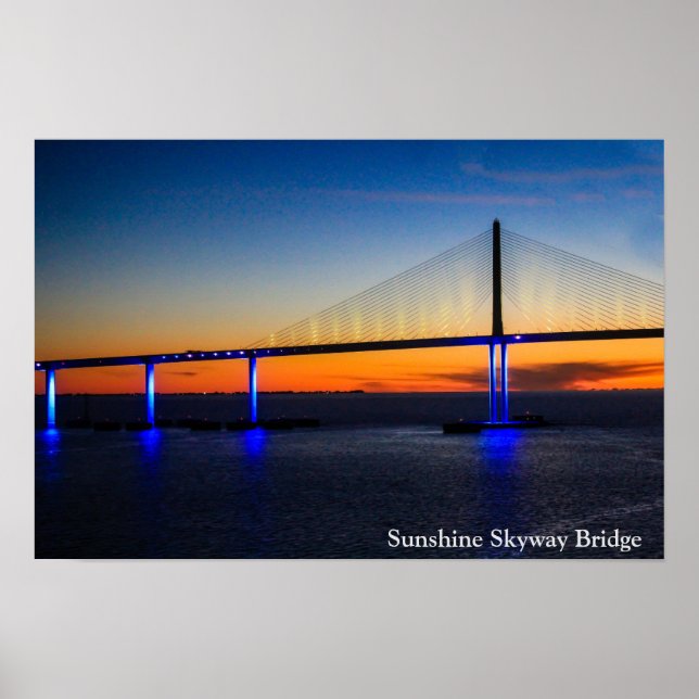 Sunshine Skyway Bridge Poster (Framsidan)