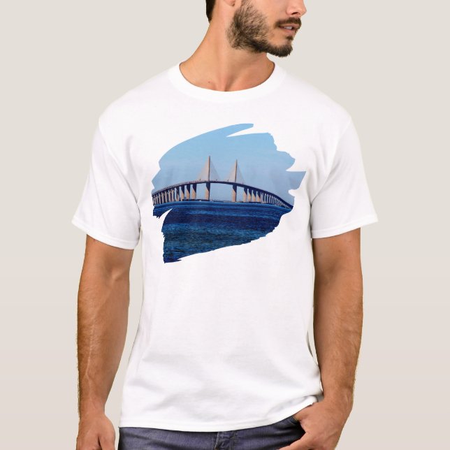 Sunshine Skyway Bridge T Shirt (Framsida)