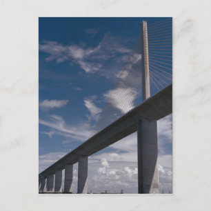 Sunshine Skyway Bridge, Tampa Bay, Florida, USA Vykort