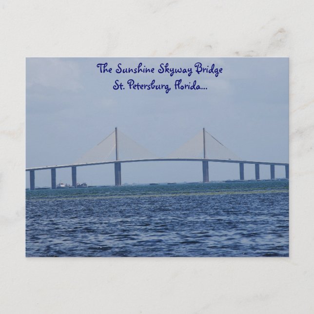 Sunshine Skyway-bron Vykort (Framsida)