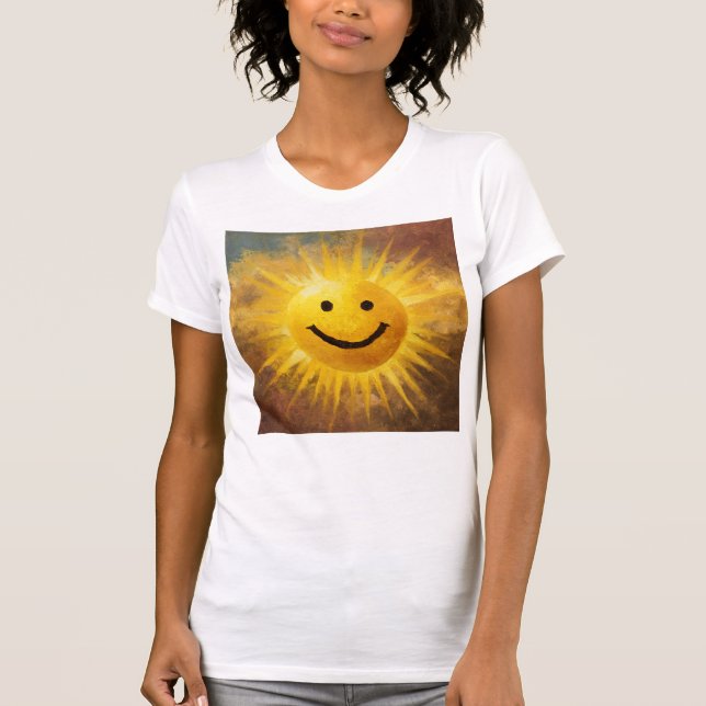 Sunshine Smile — Radiate Joy Everywhere You Go T Shirt (Framsida)
