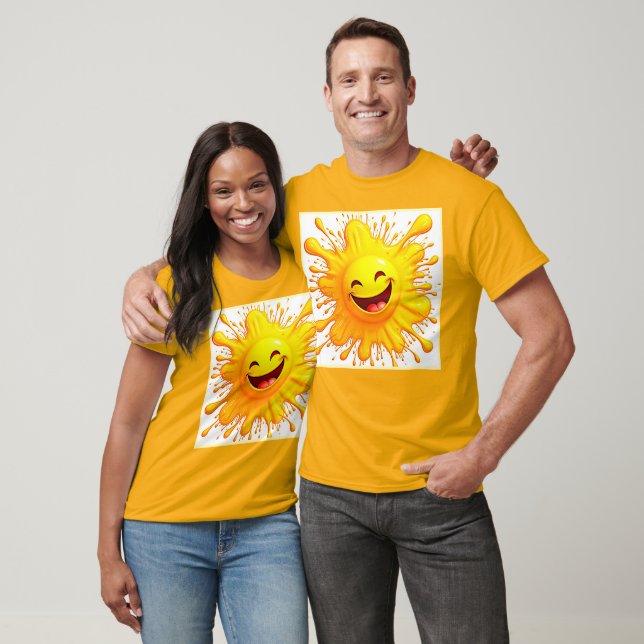 Sunshine Smiles: Bursting Joy T Shirt (Unisex)