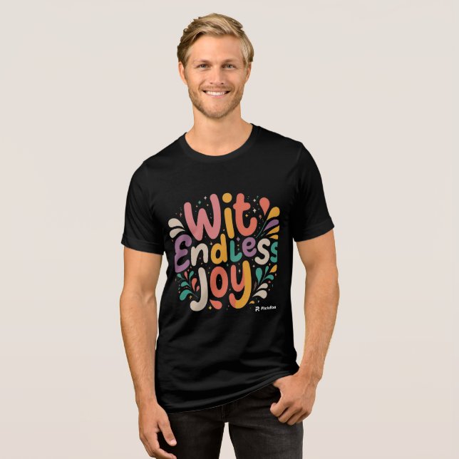 "Sunshine & Smiles: Wit Endless Joy Tee" T Shirt (Framsida Full)
