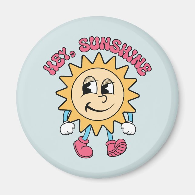 Sunshine - Sommar Vibes Magnet (Framsidan)