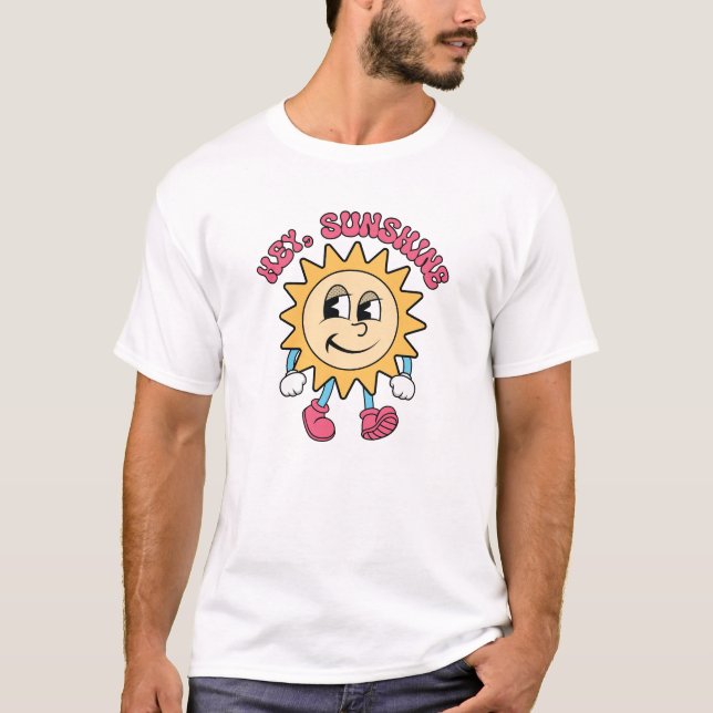 Sunshine - Sommar Vibes T Shirt (Framsida)