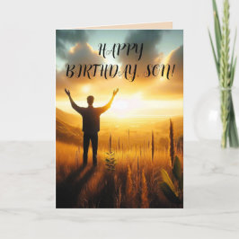 SUNSHINE SON BIRTHDAY CARD TACK KORT