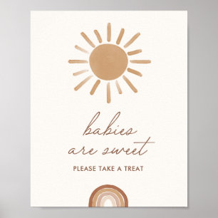 Sunshine Spädbarn, lilla Ray är Sweet Sign Poster