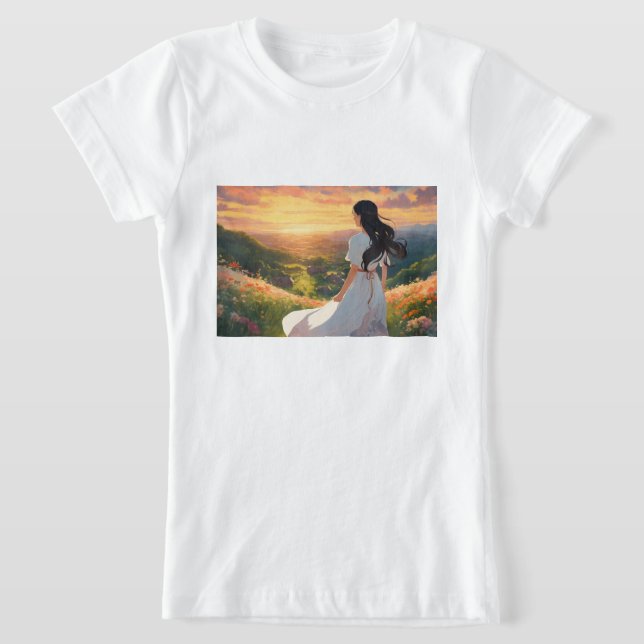 Sunshine Sparkle tjej t shirt (Laydown)