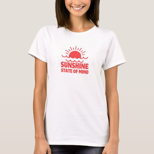Sunshine State of Mind T Shirt (Framsida)