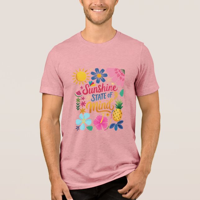 Sunshine State of Mind T Shirt (Framsida)