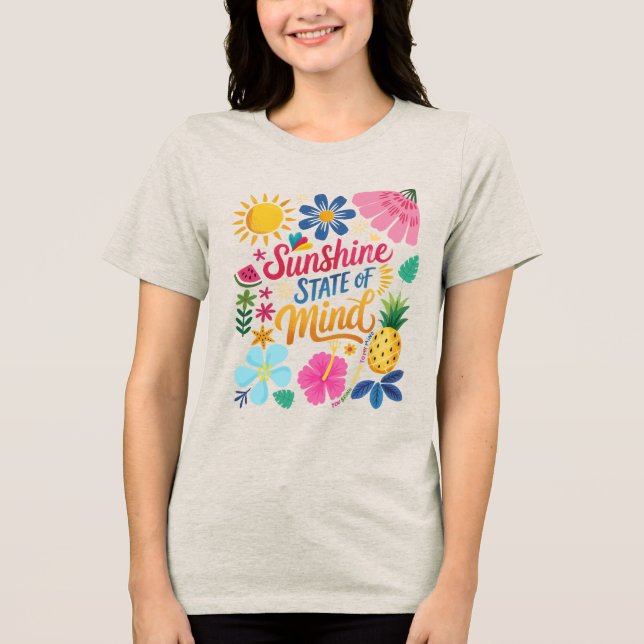 Sunshine State of Mind T Shirt (Framsida)