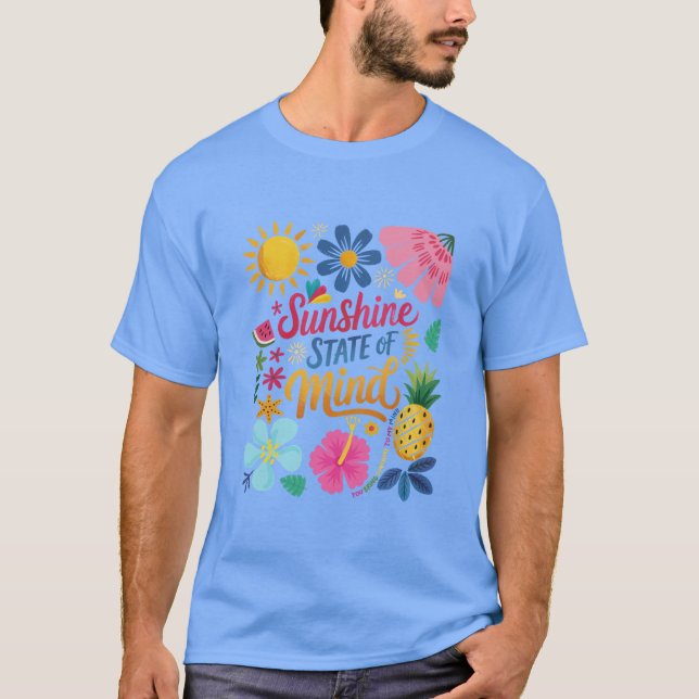 Sunshine State of Mind T Shirt (Framsida)