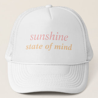 Sunshine State of Mind Trucker Hat Keps