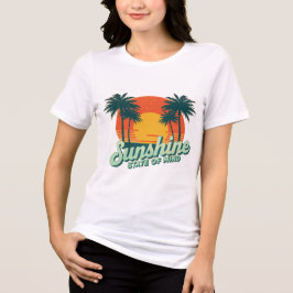 Sunshine State Tee, Retro strand semestertröja T Shirt