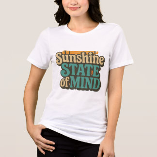 Sunshine State Tee, Retro strand semestertröja T Shirt