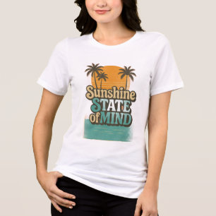 Sunshine State Tee, Retro strand semestertröja T Shirt
