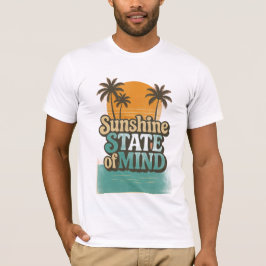 Sunshine State Tee, Retro strand semestertröja T Shirt