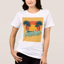 Sunshine State Tee, Retro strand semestertröja T Shirt