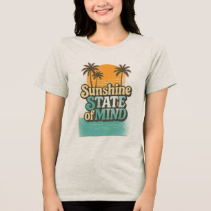 Sunshine State Tee, Retro strand semestertröja T Shirt