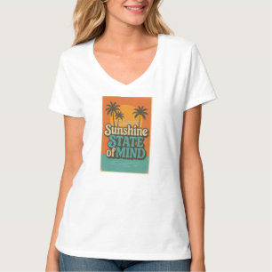 Sunshine State Tee, Retro strand semestertröja T Shirt